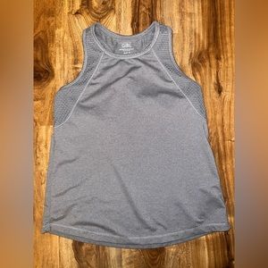 Athleta Girl Heather Gray Active Workout Tank Top sz Med 8/10